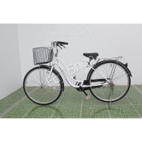 ราคา จักรยานแม่บ้านญี่ปุ่น - ล้อ 26 นิ้ว - ไม่มีเกียร์ - สีขาว [จักรยานมือสอง] (12793977818)