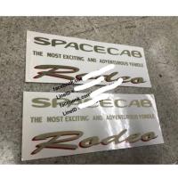 ราคา สติ๊กเกอร์ดั้งเดิมรถ ติดแค๊ป รถกระบะ ISUZU คำว่า SPACECAB THE MOST EXCITING AND ADVENTUROUS VEHICLE RODEO ติดรถ sticker (2055968586)