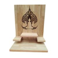 ราคา หิ้งพระ หิ้งพระติดผนัง หิ้งพระโมเดิร์น ลายไทยใบโพธิ์ (9437585299)