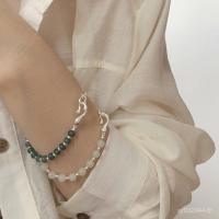 ราคา ครึ่งสร้อยข้อมือ Hetian หยก สไตล์จีนแบบโบราณ ทำจากเงิน S925 สเตอร์ลิง 9A1F (42721724435)