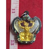 ราคา พญาครุฑหลวงปู่ดู่วัดสะแกลงทองของแท้ผ่านพิธีปลุกเสกแล้วให้พร้อมกรอบเงินพร้อมแขวนบูชา (41522653600)