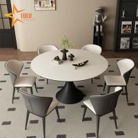 ราคา โต๊ะอาหาร โต๊ะทานข้าวหินกลม เก้าอี้โต๊ะกลมรวมกันห้องรับประทานอาหารเฟอร์นิเจอร์ชุดคราบและทนต่อการสึกหรอทนต่อการขีดข่วนสูง (27733944827)