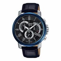 ราคา Casio Beside นาฬิกาข้อมือผู้ชาย สายหนัง รุ่น BEM-520BUL-1A (2064562556)