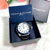 ราคา Tommy Hilfiger Three-Hand Silver-Tone Stainless Steel Men's watch (16063442419)