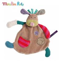ราคา Moulin Roty ผ้าเน่า ผ้าติดตัวเด็ก ออร์แกนิค กัดผ่อนคลาย DouDou Les Jolis Donkey MR-629015 (5088459196)