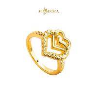 ราคา MASDORA 916 แหวนทองแหวน Cincin Emas ~ HG Double Sinceiro Monument (EMAS 916/22K) (43325652776)