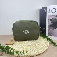 ราคา Stussy Workwear Canvas กระเป๋ากล้องปักไหล่เดี่ยวกระเป๋าสี่เหลี่ยมเล็กกระเป๋าสะพายข้างผ้าฝ้ายแท้ (55301217176)