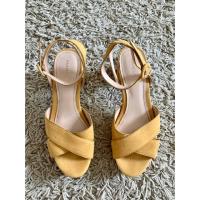 ราคา [มือสอง]รองเท้าส้นสูง ส้นตึก แบรนด์ mango (3706317563)