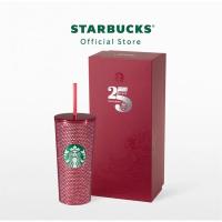 ราคา แท้✅(พร้อมส่ง) แก้วสตาร์บัคส์ Starbucks Royal Pink Bling Cold Cup* (21984121738)