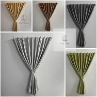 ราคา ผ้าม่านหน้าต่างติดผนังคุณภาพสูง – ม่านบังแดด 95% สี (5 สี) รวยและอินเทรนด์ (40413526808)