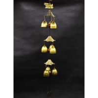 ราคา noonarshops ระฆังลม กระดิ่งลม โมบายลม วินเทจ Wind Chimes Vitage เต่ามังกร มงคล 9 ลูก (3769114869)