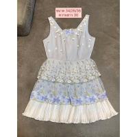 ราคา เดรสงานป้าย เดรสแขนกุดงานป้าย D’one งานปัก (19752846240)