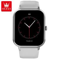 ราคา OLEVS นาฬิกาข้อมือสมาร์ทวอทช์ หน้าจอสัมผัส ขนาด 1.83 นิ้ว พร้อมข้อความ ตอบรับสาย ตรวจสอบการนอนหลับ เครื่องนับก้าว ข้อมูล สําหรับ iPhone Android สมาร์ทแบนด์ ฟิตเนส 8202 (28174563375)