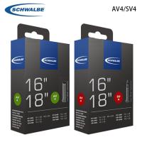 ราคา SCHWALBE Standard AV4 SV4 16 นิ้วและ 18 นิ้วยางในจักรยาน,เหมาะสําหรับ Brompton จักรยาน etr รองรับ 28 37 340 355 จักรยานอะไหล่ (42472199909)