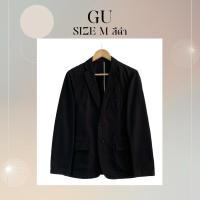 ราคา เสื้อสูทมือสอง GU เบลเซอร์ แจ็คแก็ต สีดำ SIZE M (24780945096)