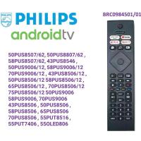 ราคา Philips 4K Smart Android TV รีโมทคอนโทรล BRC0984501/01 รีโมททีวี Philips (28819678866)