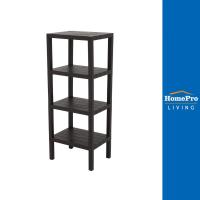 ราคา HomePro ชั้นวางของ 4ชั้น 30x40x100 cm สีน้ำตาล แบรนด์ STACKO (12638194043)