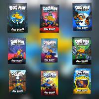 ราคา [[ขายแยกเล่ม รุ่นกระดาษด้าน คุณภาพระดับกลาง]] Dog Man Dav Pilkey Collection 11 Books (Dogman) hardcover Scholastic (12225289192)