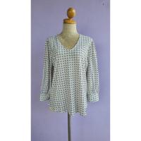 ราคา FF03152 เสื้อแฟชั่น มือสอง แบรนด์เนม ADRIANNA PAPELL อก free 40-45 นิ้ว (22371335063)