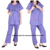 ราคา ชุดคลุมท้องหวานๆ129 สีฟ้าอ่อน (40505807121)