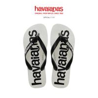 ราคา HAVAIANAS รองเท้าแตะ Top Logomania Flip Flops WHITE / BLACK 41457413624U_H4YLBK (29613594179)