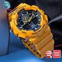 ราคา 2026 G-Shock GA-100 กีฬานาฬิกา Bumblebee สีเหลือง GA100 Analog Digital Dual Movement สําหรับชาย 100A-9A กันน้ํา V846 (44800130052)