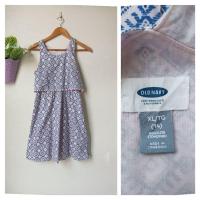 ราคา Old Navy เดรสเด็ก สีชมพู-ฟ้่า แขนกุด รอบอก 36 นิ้วค่ะ (12783515189)