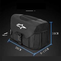 ราคา ❤ Motorcycle Pouch For Alpinestars PU Waist Bag Multifunctional With Waterproof Rain Cover (24533219462)
