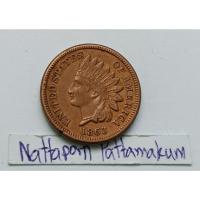 ราคา เหรียญ Indian Head Cent -High Grade full Liberty - Civil War ปี 1863 (22158491237)