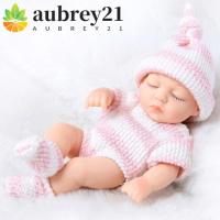 ราคา AUBREY1 ตุ๊กตาเด็กทารก Reborn, Soft Touch Mini Reborn ตุ๊กตาเด็กวัยหัดเดิน, Full Body เหมือนจริงซิลิโคนจริง Reborn ตุ๊กตาของขวัญวันเกิดหญิง (45400669484)