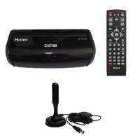 ราคา Haier ชุดแพ็คคู่กล่องรับสัญญาณดิจิตอลทีวี + เสาอากาศดิจิตอลทีวี Gain 20 dBi (มีไฟเลี้ยงในตัว) (หากหมดจะให้ Sonare แทน ) (2318824327)