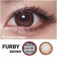 ราคา Pitchylens mini Furby ( Trio ) brown gray black Contactlens บิ๊กอาย คอนแทคเลนส์ ราคาถูก แถมตลับฟรี (5416641702)