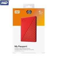 ราคา 1TB PORTABLE HDD (ฮาร์ดดิสก์พกพา) WD MY PASSPORT (RED) (WDBYVG0010BRD) (29342223832)