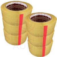 ราคา Tiger Tape แบบแพ็ค (1แพ็คมี6ม้วน) เทปกาวOPP แบบใส เหนียว แน่น หนึบ กว้าง2นิ้ว ยาว100หลา หนา45ไมครอน (ของแท้100%) เทป เทป (22539969598)