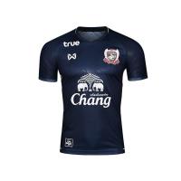 ราคา WARRIX เสื้อแข่งสโมสรสุพรรณบุรีเอฟซี ปี 2018 | WA-18SP51M - กรมท่า-ขาว (DW) (1585109285)