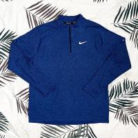 ราคา เสื้อกีฬามือสอง NIKE RUNNING สีน้ำเงิน แท้ (24726157352)
