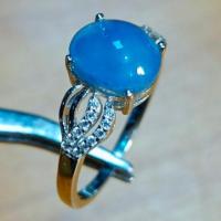 ราคา แหวนเงินแท้ประดับโอปอลสีฟ้า (59) (26600658674)
