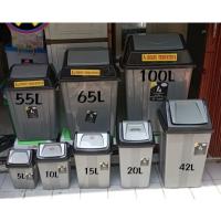 ราคา ถังขยะพลาสติก 5L 10L 15L 20L 42L 55L 65L 70L 100L ถังขยะพลาสติก (41025428139)