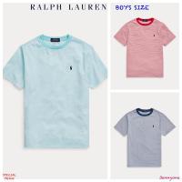 ราคา RALPH LAUREN STRIPED COTTON-BLEND TEE ( เด็กโตผู้ชายอเมริกาอายุ 8-20 ปี ) (7629221456)