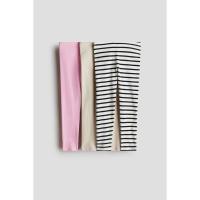 ราคา H&M(เอชแอนด์เอ็ม) เลกกิ้งผ้ายืดแพ็ก 3 ชิ้น เด็กผู้หญิง 0674886_7 (26825814170)