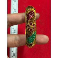 ราคา กำไรข้อมือ ทองโบราณ ประดับพลอย ลงยา เนื้ทองโบราณ วัดพระแก้ว วังหน้า (27239715348)