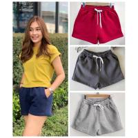 ราคา กางเกงขาสั้นผ้าสำลี ผ้านุ่ม ทรงสวย ใส่สบาย (15038410066)