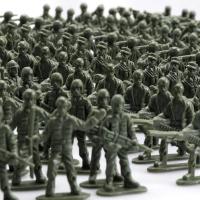 ราคา จูเก่าความหมายมินิทหารทหารของเล่น100ชิ้น80โพสต์-ความทรงจํา1/72ทหาร2.5ซมกองทัพทรายสีเขียว (42775774051)