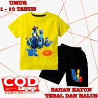 ราคา KATUN ชุดเด็กพร้อมการ์ตูนอนิเมะ motif, rio bird, วัสดุผ้าฝ้ายพรีเมี่ยม, พิมพ์สกรีน DTF, cln สีดํา (42324725755)