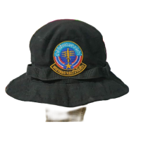 ราคา หมวกปีกสีดำ หน้าหมวกอาร์มทหารพรานนาวิกโยธิน (3210797943)