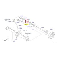 ราคา ลูกปืนล้อหลัง NISSAN FRONTIER , D22,ZD30DDT,KA24DE,QD32 (26979972708)