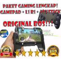 ราคา [ แพ็คเกจสําหรับเล่นเกม] GAMEPAD + L1R1 + JOYSTICK สําหรับ PUBG MOBILE LEGEND ฟรี FIRE (28060071213)