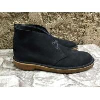 ราคา รองเท้าผู้ชาย หนังแท้ ยี่ห้อ Clarks รุ่น Desert boots ของแท้ size 42 สีกรมท่า รองเท้ามือสอง (6343495435)