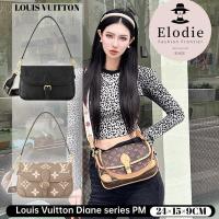 ราคา Louis Vuitton Diane series PM classic canvas สายตายาวตามอายุ LV กระเป๋าสะพายข้างผู้หญิง Messenger b (29076345820)