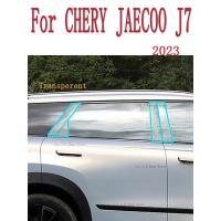 ราคา สําหรับ CHERY JAECOO J7 2023 B/C/D เสาโปร่งใส TPU ฟิล์มป้องกัน Anti-scratch ฟิล์มซ่อมอุปกรณ์เสริม Refit (26443218761)